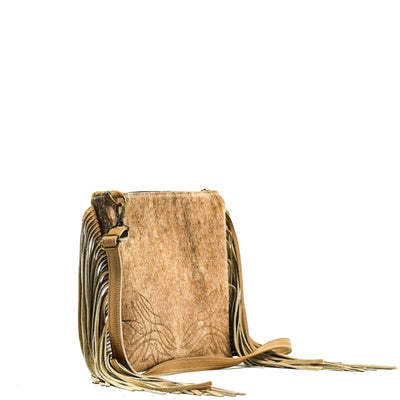 Shania - Light Brindle w/ No Embossed-Shania-Western-Cowhide-Bags-Handmade-Products-Gifts-Dancing Cactus Designs