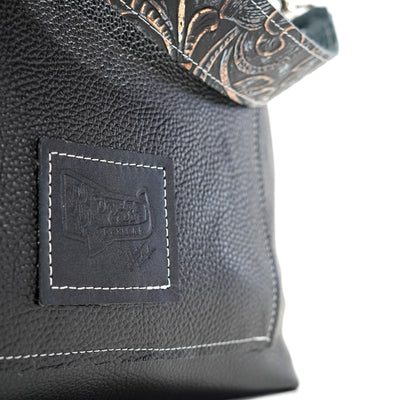 019 Fancy Oakley - Salted Pepper w/ Autumn Ash-Fancy Oakley-Western-Cowhide-Bags-Handmade-Products-Gifts-Dancing Cactus Designs
