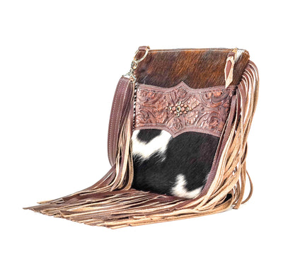 055 Shania - Tricolor w/ Cowboy Tool-Shania-Western-Cowhide-Bags-Handmade-Products-Gifts-Dancing Cactus Designs