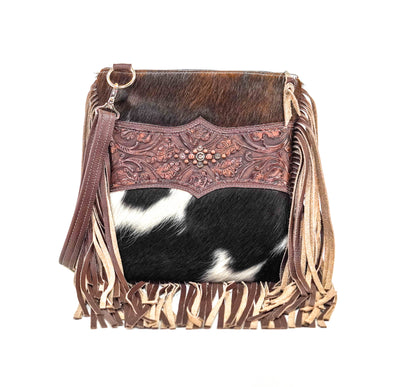 055 Shania - Tricolor w/ Cowboy Tool-Shania-Western-Cowhide-Bags-Handmade-Products-Gifts-Dancing Cactus Designs