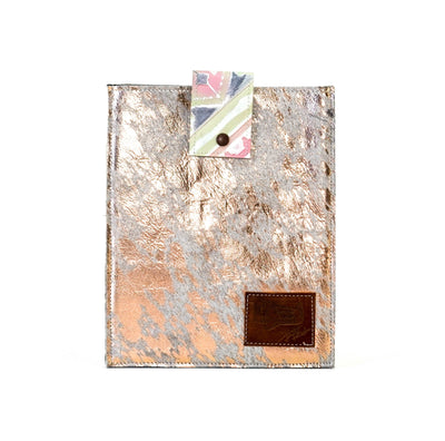 13'' Tablet Sleeve - Rosegold Acid w/ Watermelon Wine-13'' Tablet Sleeve-Western-Cowhide-Bags-Handmade-Products-Gifts-Dancing Cactus Designs