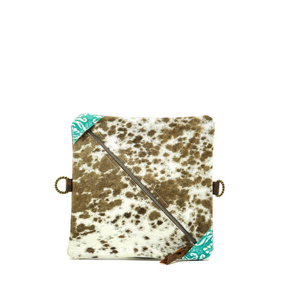 Accessory Bag - Oil Spot w/ Turquoise Sand Tool-Accessory Bag-Western-Cowhide-Bags-Handmade-Products-Gifts-Dancing Cactus Designs