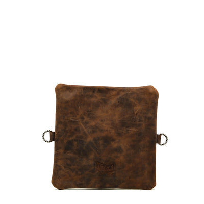 Accessory Bag - Speckled Longhorn w/ Turquoise Sand Tool-Accessory Bag-Western-Cowhide-Bags-Handmade-Products-Gifts-Dancing Cactus Designs