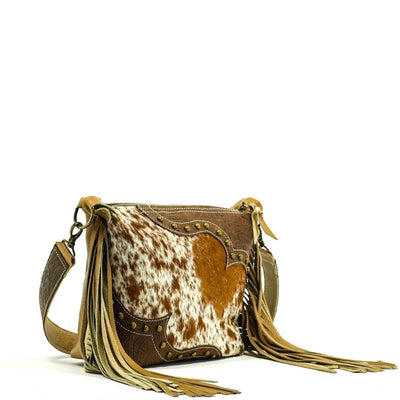 Annie - Longhorn w/ Bison Denver Tool-Annie-Western-Cowhide-Bags-Handmade-Products-Gifts-Dancing Cactus Designs