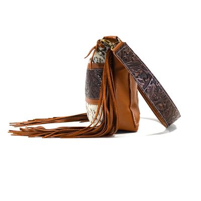 Annie - Longhorn w/ Cowboy Tool-Annie-Western-Cowhide-Bags-Handmade-Products-Gifts-Dancing Cactus Designs