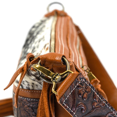 Annie - Longhorn w/ Cowboy Tool-Annie-Western-Cowhide-Bags-Handmade-Products-Gifts-Dancing Cactus Designs
