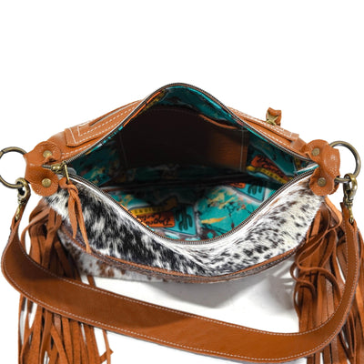 Annie - Longhorn w/ Cowboy Tool-Annie-Western-Cowhide-Bags-Handmade-Products-Gifts-Dancing Cactus Designs