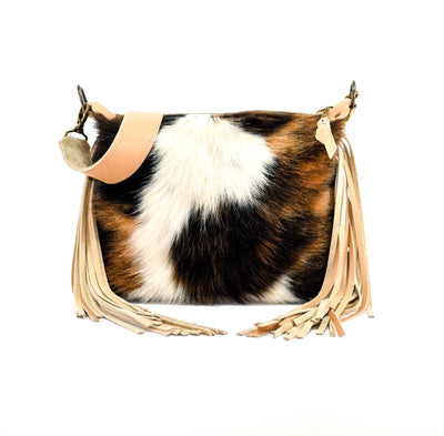 Annie - Tricolor w/ No Embossed-Annie-Western-Cowhide-Bags-Handmade-Products-Gifts-Dancing Cactus Designs