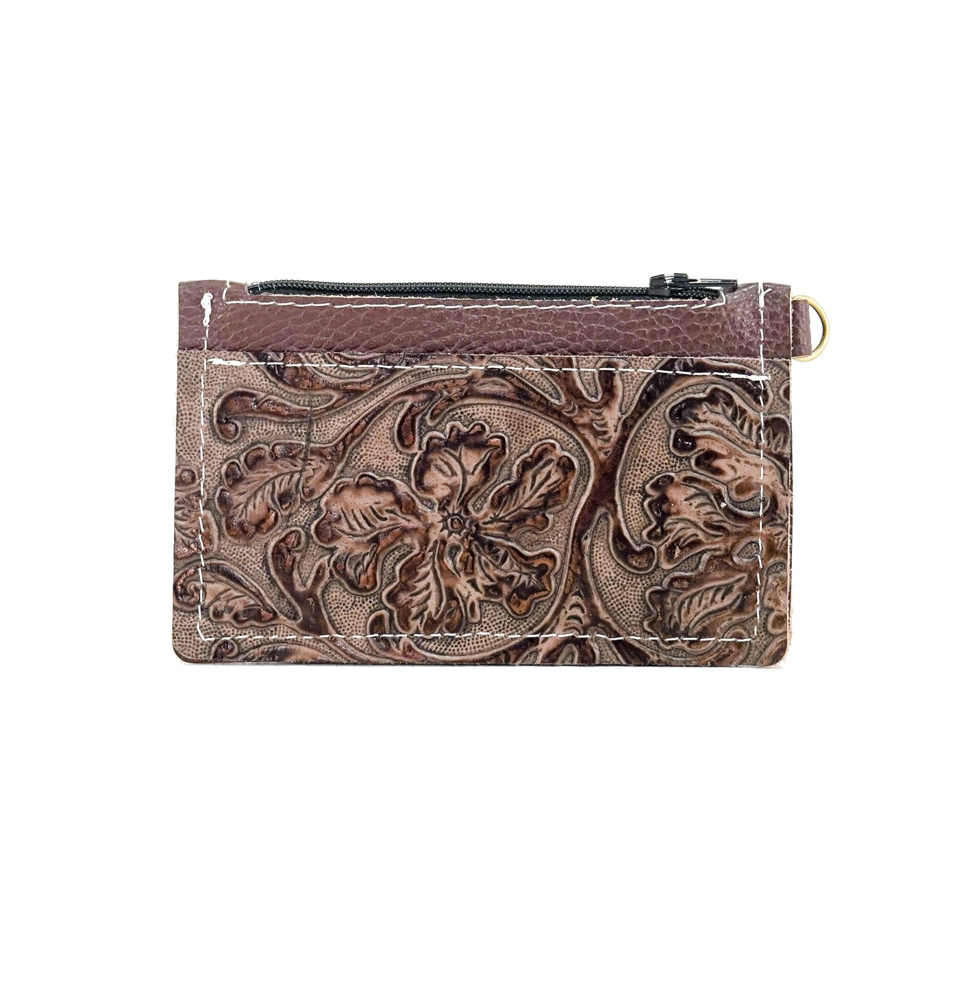 Bandit Wallet - All Embossed w/ Gold Rush tool-Bandit Wallet-Western-Cowhide-Bags-Handmade-Products-Gifts-Dancing Cactus Designs