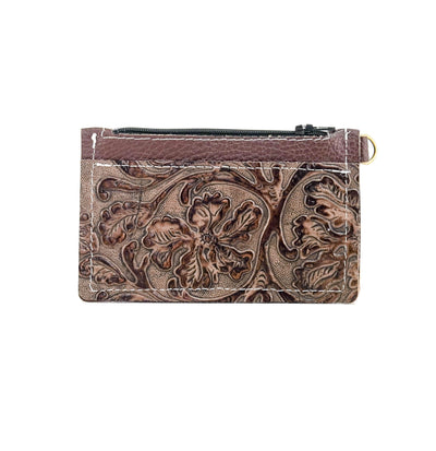 Bandit Wallet - All Embossed w/ Gold Rush tool-Bandit Wallet-Western-Cowhide-Bags-Handmade-Products-Gifts-Dancing Cactus Designs