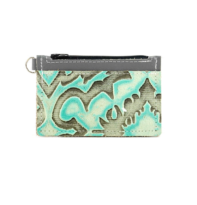 Bandit Wallet - All Embossed w/ Mint Laredo-Bandit Wallet-Western-Cowhide-Bags-Handmade-Products-Gifts-Dancing Cactus Designs