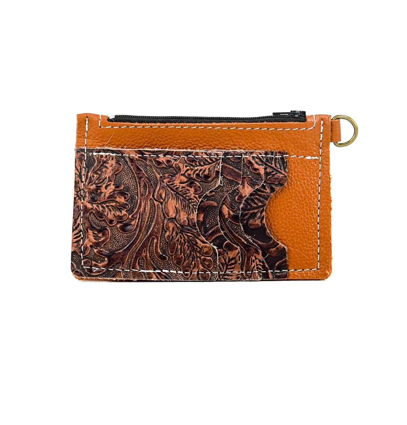 Bandit Wallet - Brindle w/ Cowboy Tool-Bandit Wallet-Western-Cowhide-Bags-Handmade-Products-Gifts-Dancing Cactus Designs