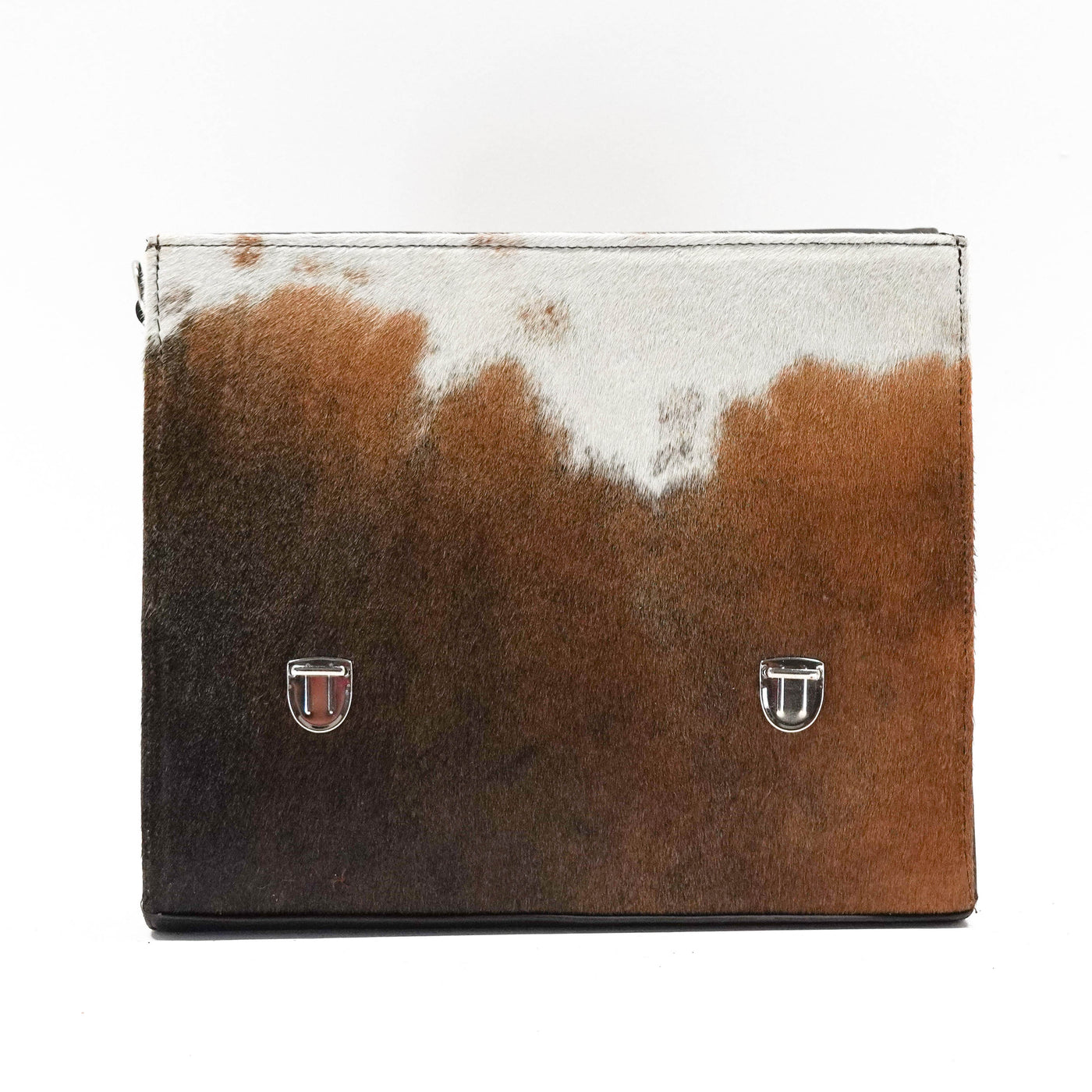 Briefcase - Longhorn w/ Bora Bora Navajo-Briefcase-Western-Cowhide-Bags-Handmade-Products-Gifts-Dancing Cactus Designs