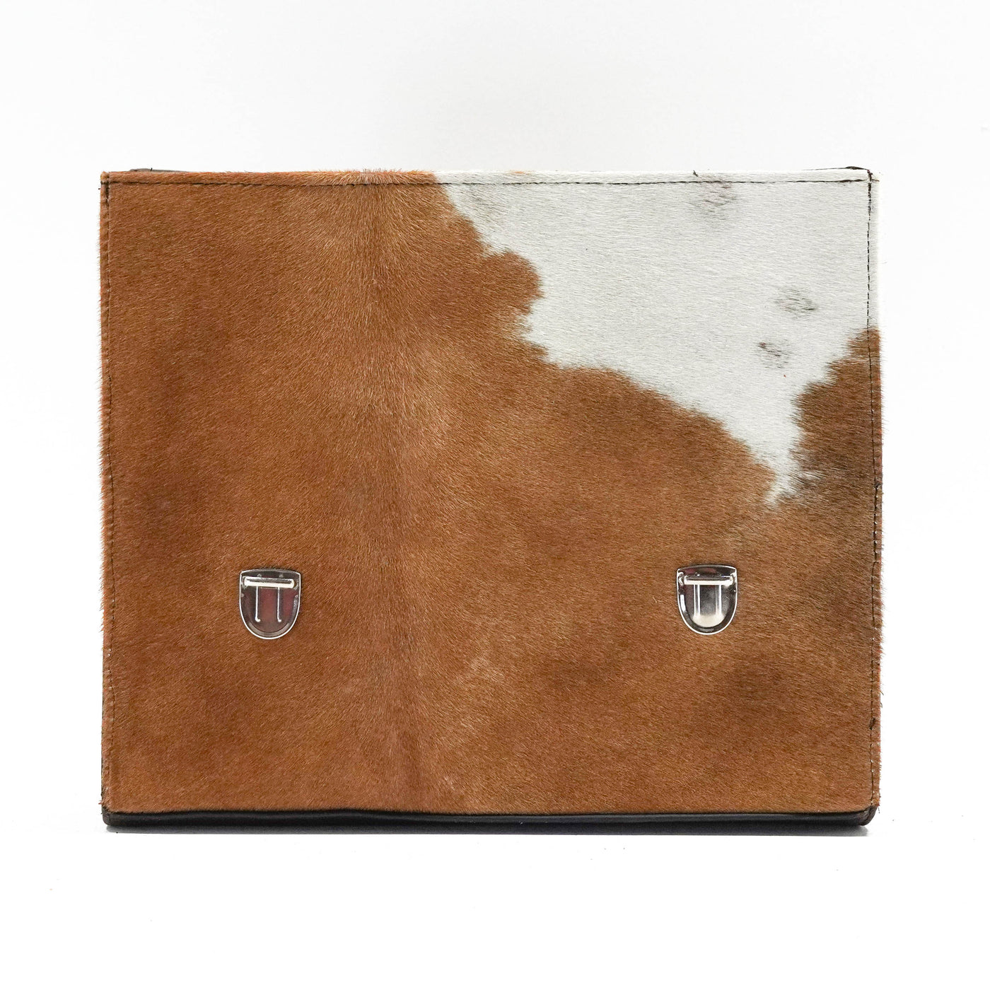 Briefcase - Longhorn w/ Bora Bora Navajo-Briefcase-Western-Cowhide-Bags-Handmade-Products-Gifts-Dancing Cactus Designs