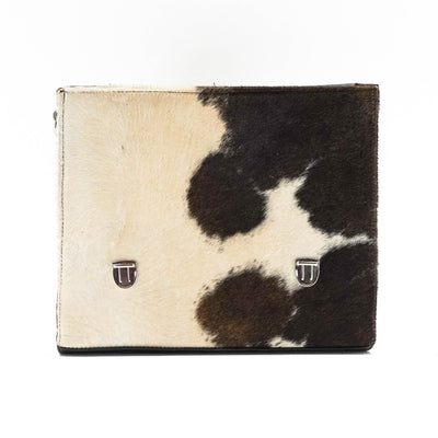 Briefcase - Longhorn w/ Bora Bora Navajo-Briefcase-Western-Cowhide-Bags-Handmade-Products-Gifts-Dancing Cactus Designs