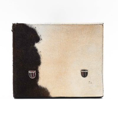 Briefcase - Longhorn w/ Bora Bora Navajo-Briefcase-Western-Cowhide-Bags-Handmade-Products-Gifts-Dancing Cactus Designs