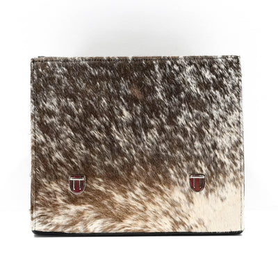 Briefcase - Longhorn w/ Great Plains Navajo-Briefcase-Western-Cowhide-Bags-Handmade-Products-Gifts-Dancing Cactus Designs
