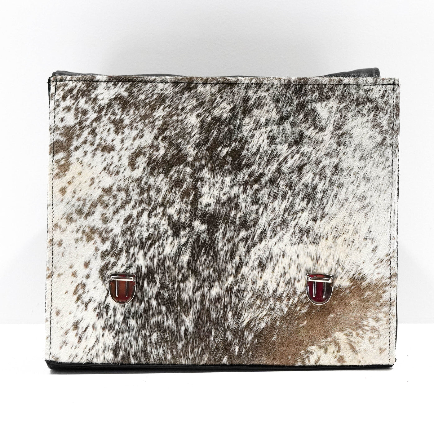 Briefcase - Longhorn w/ Great Plains Navajo-Briefcase-Western-Cowhide-Bags-Handmade-Products-Gifts-Dancing Cactus Designs