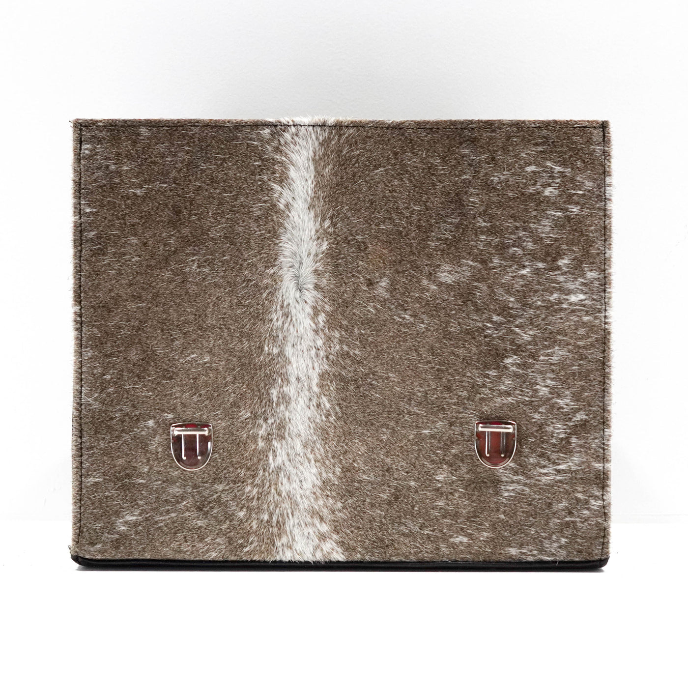Briefcase - Longhorn w/ Great Plains Navajo-Briefcase-Western-Cowhide-Bags-Handmade-Products-Gifts-Dancing Cactus Designs