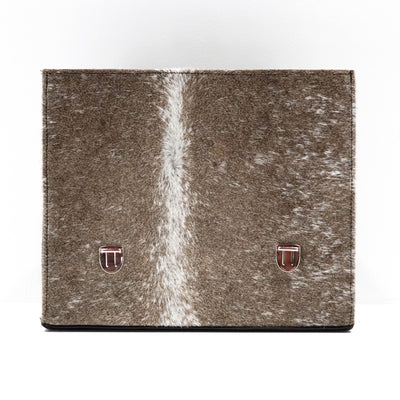 Briefcase - Longhorn w/ Great Plains Navajo-Briefcase-Western-Cowhide-Bags-Handmade-Products-Gifts-Dancing Cactus Designs
