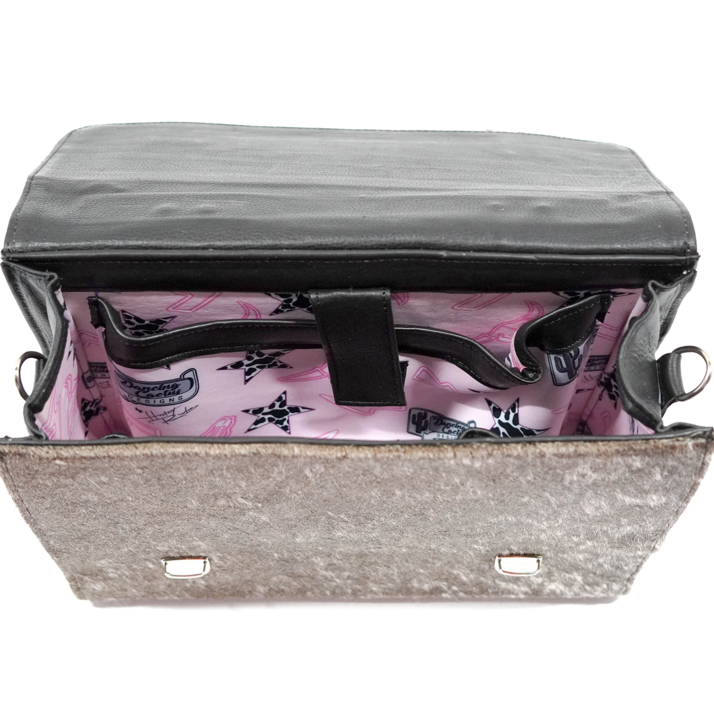 Briefcase - Longhorn w/ Great Plains Navajo-Briefcase-Western-Cowhide-Bags-Handmade-Products-Gifts-Dancing Cactus Designs