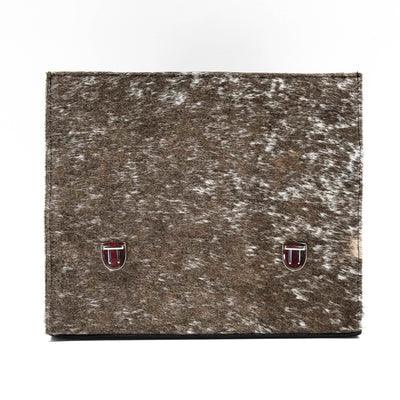 Briefcase - Longhorn w/ Margaritaville Navajo-Briefcase-Western-Cowhide-Bags-Handmade-Products-Gifts-Dancing Cactus Designs