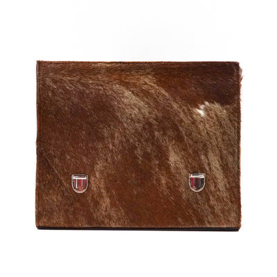 Briefcase - Longhorn w/ Royston Navajo-Briefcase-Western-Cowhide-Bags-Handmade-Products-Gifts-Dancing Cactus Designs