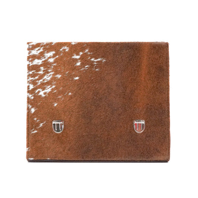 Briefcase - Longhorn w/ Unicorn Navajo-Briefcase-Western-Cowhide-Bags-Handmade-Products-Gifts-Dancing Cactus Designs