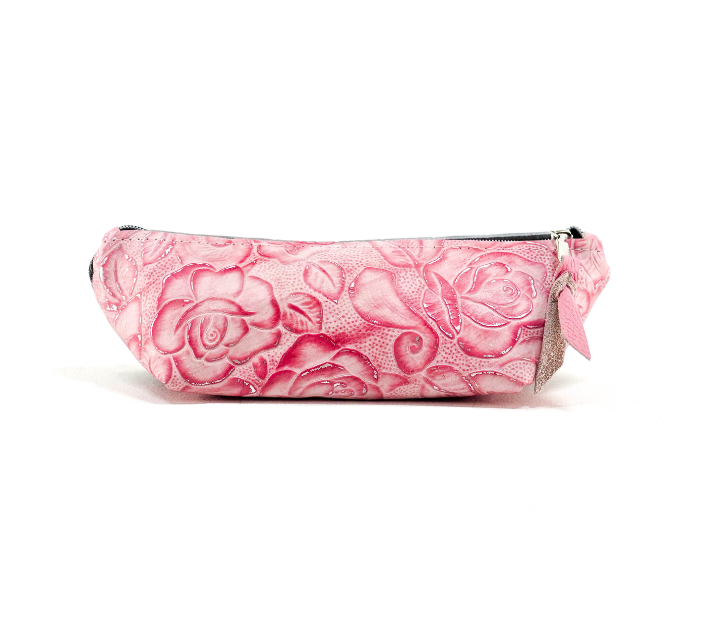 Buckle Bunny - Black & White w/ Pink Roses-Buckle Bunny-Western-Cowhide-Bags-Handmade-Products-Gifts-Dancing Cactus Designs