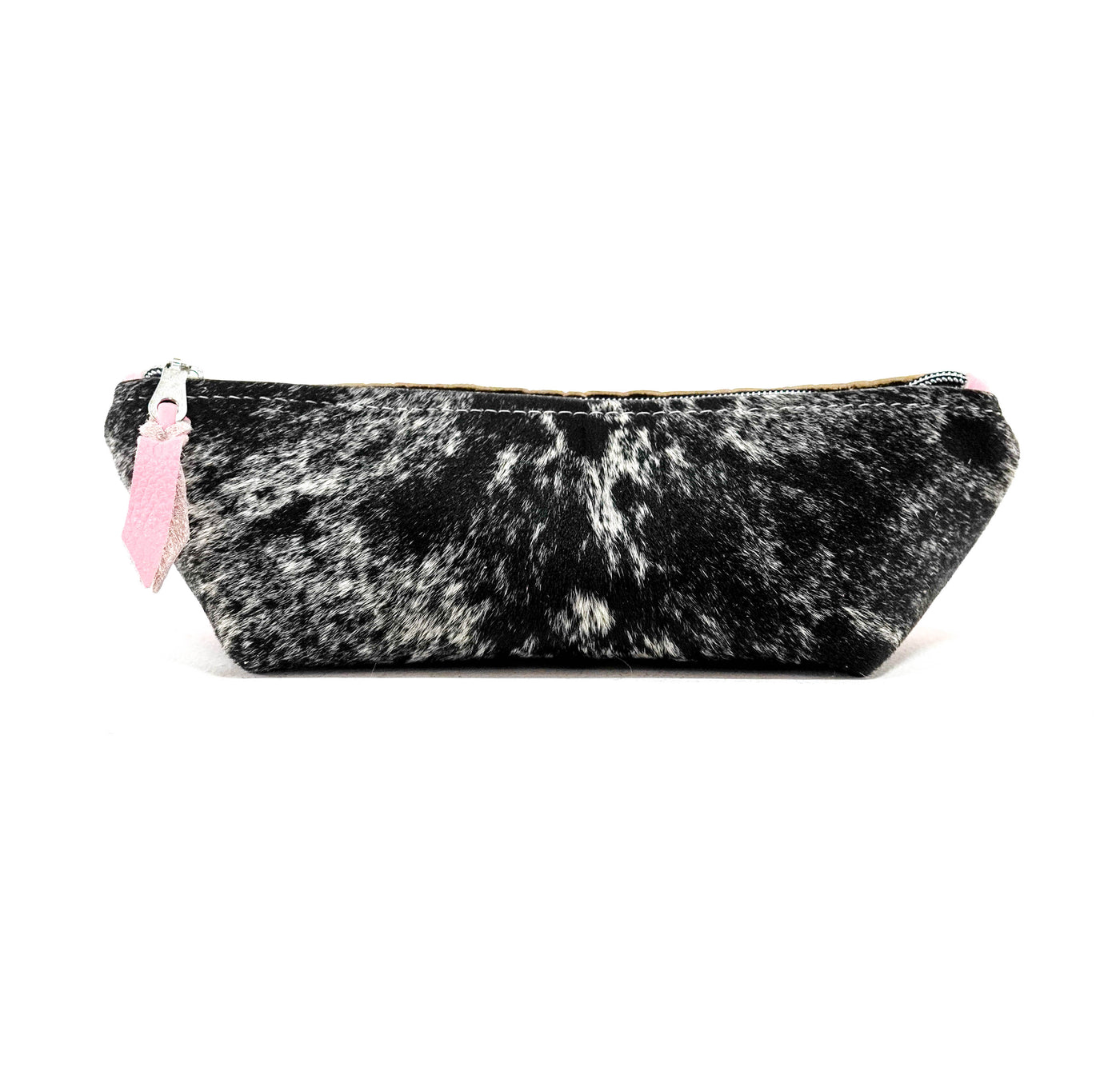 Buckle Bunny - Black & White w/ Pink Roses-Buckle Bunny-Western-Cowhide-Bags-Handmade-Products-Gifts-Dancing Cactus Designs