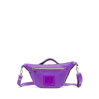 Bum Bag - All Embossed w/ Amethyst Croc-Bum Bag-Western-Cowhide-Bags-Handmade-Products-Gifts-Dancing Cactus Designs