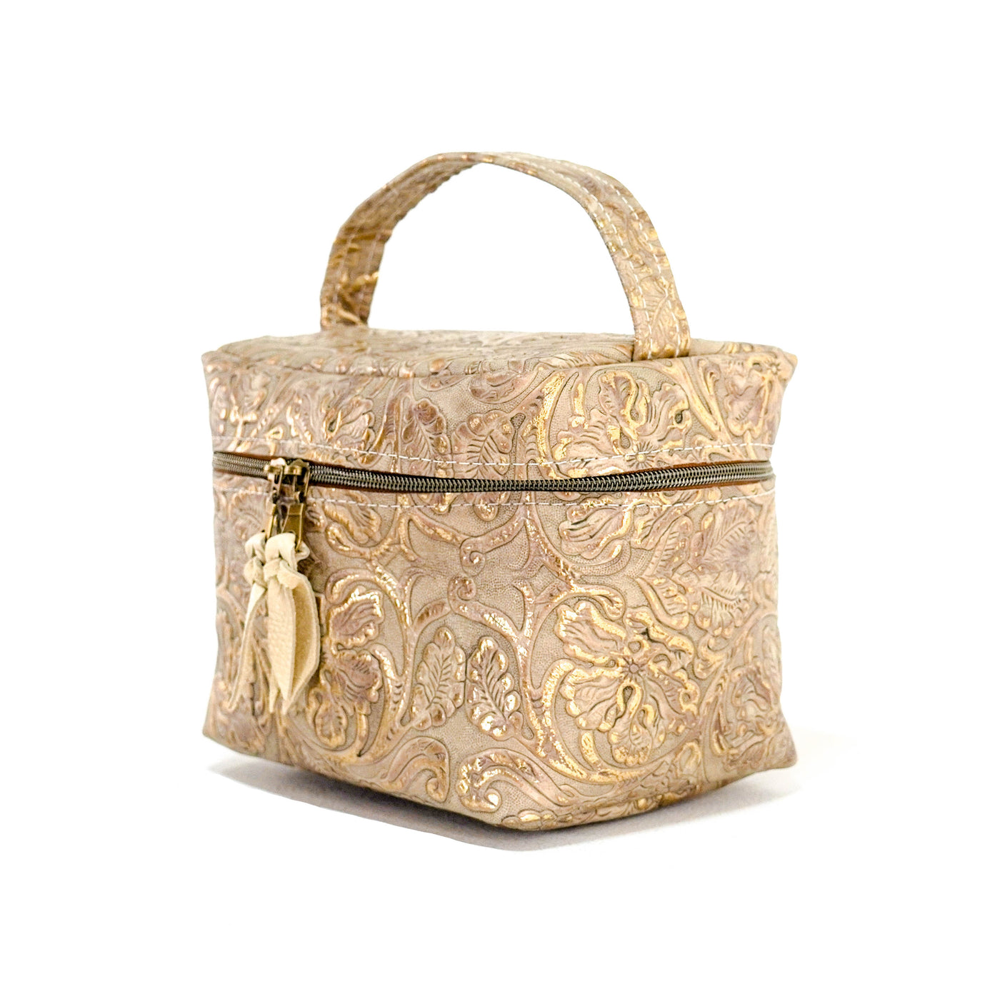 Caboose - All Embossed w/ Golden Tool-Caboose-Western-Cowhide-Bags-Handmade-Products-Gifts-Dancing Cactus Designs