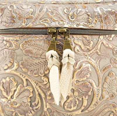 Caboose - All Embossed w/ Golden Tool-Caboose-Western-Cowhide-Bags-Handmade-Products-Gifts-Dancing Cactus Designs