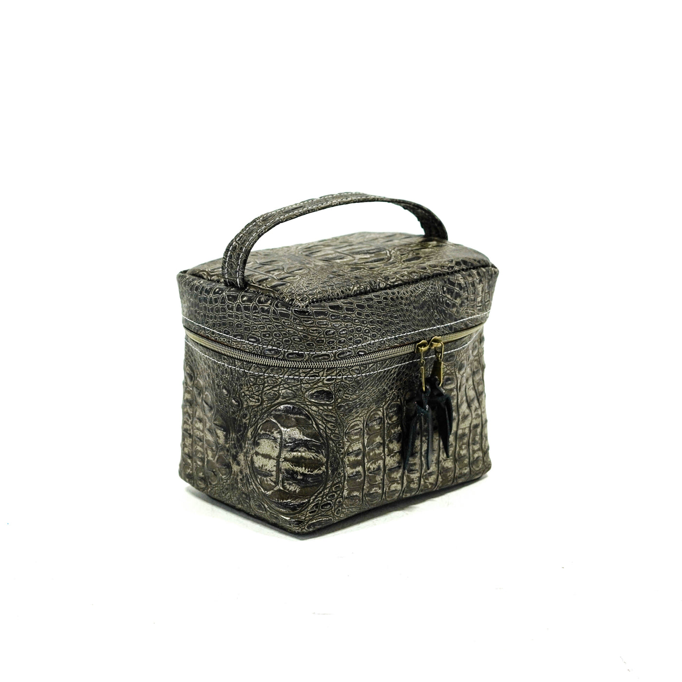 Caboose - All Embossed w/ Smoke Show Croc-Caboose-Western-Cowhide-Bags-Handmade-Products-Gifts-Dancing Cactus Designs