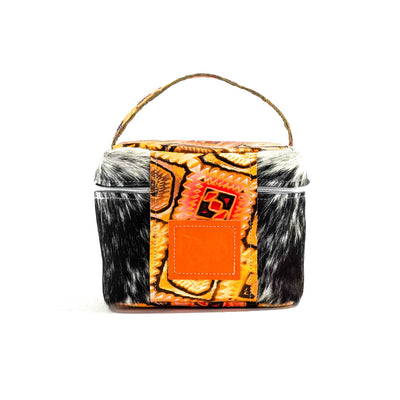 Caboose - Black & White w/ Moab Aztec-Caboose-Western-Cowhide-Bags-Handmade-Products-Gifts-Dancing Cactus Designs