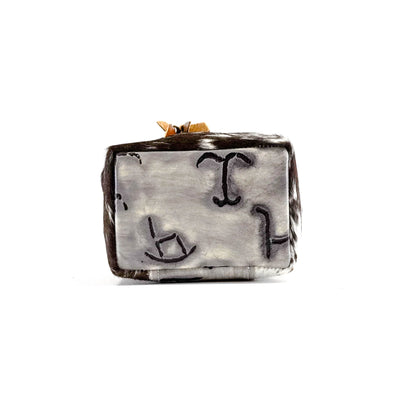 Caboose - Black & White w/ Smoke Show Brands-Caboose-Western-Cowhide-Bags-Handmade-Products-Gifts-Dancing Cactus Designs