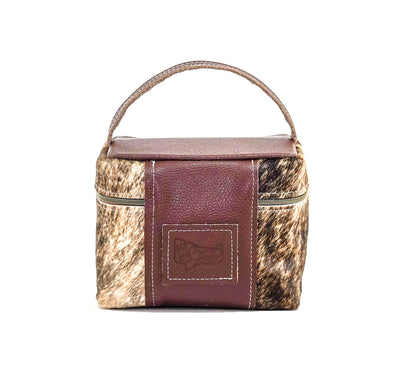 Caboose - Brindle w/ Mustang Leather-Caboose-Western-Cowhide-Bags-Handmade-Products-Gifts-Dancing Cactus Designs