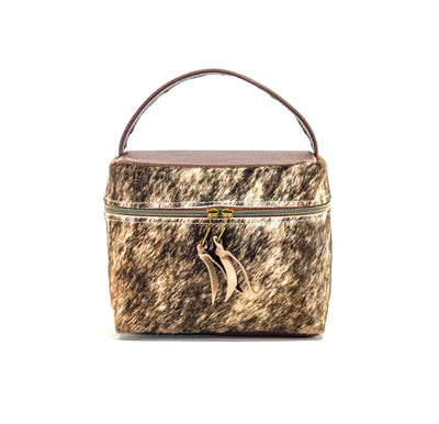 Caboose - Brindle w/ Mustang Leather-Caboose-Western-Cowhide-Bags-Handmade-Products-Gifts-Dancing Cactus Designs