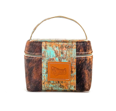 Caboose - Brindle w/ Patina Driftwood-Caboose-Western-Cowhide-Bags-Handmade-Products-Gifts-Dancing Cactus Designs