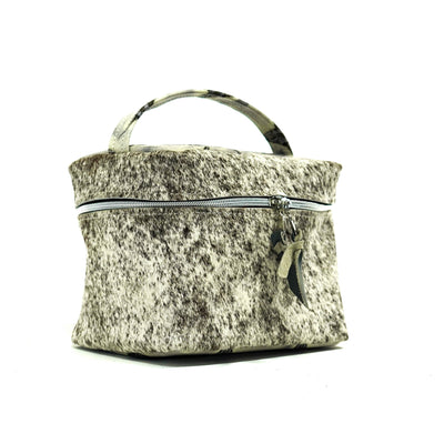 Caboose - Grey Brindle w/ Smoke Show Skulls-Caboose-Western-Cowhide-Bags-Handmade-Products-Gifts-Dancing Cactus Designs