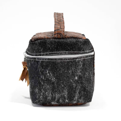 Caboose - Salt/Pepper w/ Saddle Black Jack-Caboose-Western-Cowhide-Bags-Handmade-Products-Gifts-Dancing Cactus Designs