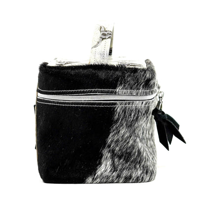 Caboose - Salt/Pepper w/ Smoke Show Skulls-Caboose-Western-Cowhide-Bags-Handmade-Products-Gifts-Dancing Cactus Designs