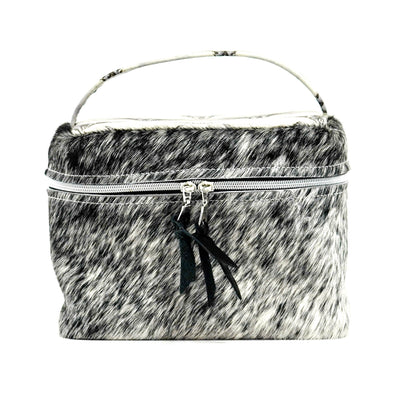 Caboose - Salt/Pepper w/ Smoke Show Skulls-Caboose-Western-Cowhide-Bags-Handmade-Products-Gifts-Dancing Cactus Designs