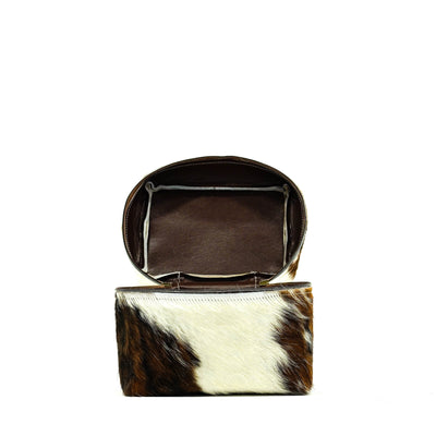 Caboose - Tricolor w/ Ivory Tool-Caboose-Western-Cowhide-Bags-Handmade-Products-Gifts-Dancing Cactus Designs