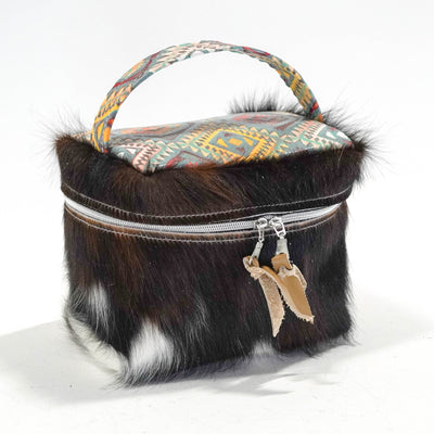 Caboose - Tricolor w/ Rainbow Aztec-Caboose-Western-Cowhide-Bags-Handmade-Products-Gifts-Dancing Cactus Designs