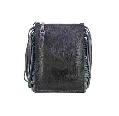 Carrie - Black & White w/ Black Leather-Carrie-Western-Cowhide-Bags-Handmade-Products-Gifts-Dancing Cactus Designs
