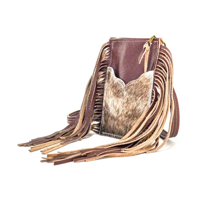 Carrie - Brindle w/ Mustang Leather-Carrie-Western-Cowhide-Bags-Handmade-Products-Gifts-Dancing Cactus Designs
