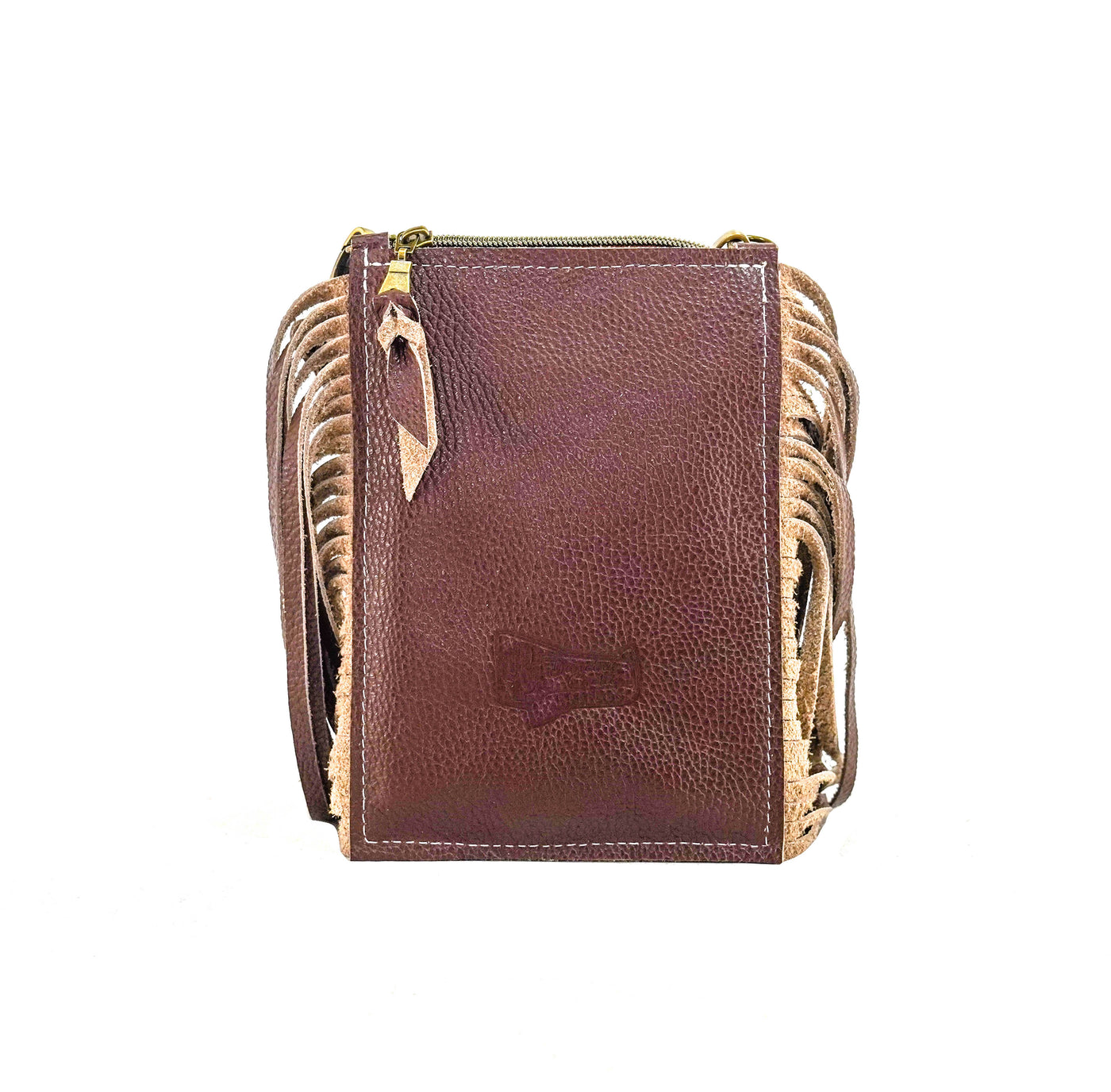 Carrie - Brindle w/ Mustang Leather-Carrie-Western-Cowhide-Bags-Handmade-Products-Gifts-Dancing Cactus Designs