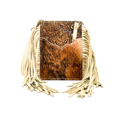 Carrie - Brindle w/ Wyoming Tool-Carrie-Western-Cowhide-Bags-Handmade-Products-Gifts-Dancing Cactus Designs
