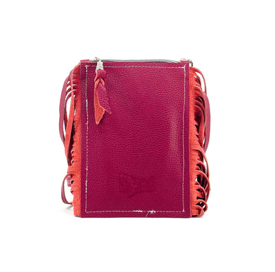 Carrie - Chocolate & White w/ Unicorn Navajo-Carrie-Western-Cowhide-Bags-Handmade-Products-Gifts-Dancing Cactus Designs